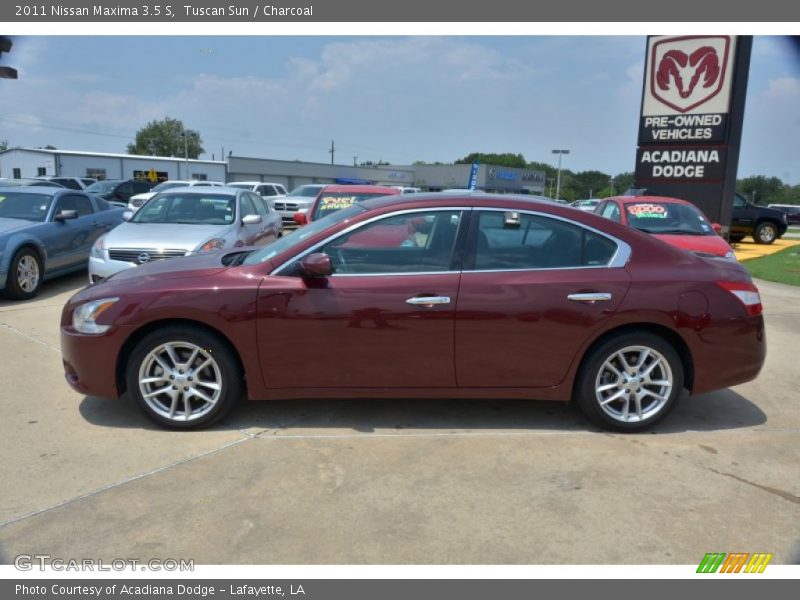 Tuscan Sun / Charcoal 2011 Nissan Maxima 3.5 S