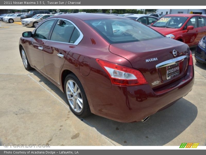 Tuscan Sun / Charcoal 2011 Nissan Maxima 3.5 S