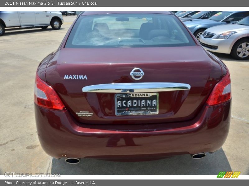Tuscan Sun / Charcoal 2011 Nissan Maxima 3.5 S