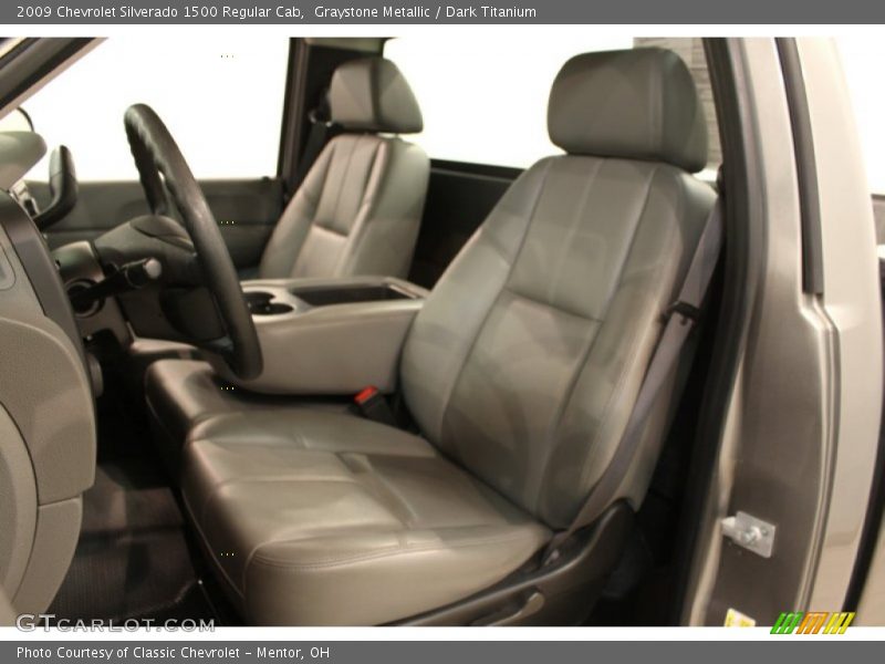 Graystone Metallic / Dark Titanium 2009 Chevrolet Silverado 1500 Regular Cab