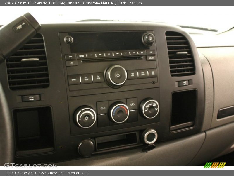 Graystone Metallic / Dark Titanium 2009 Chevrolet Silverado 1500 Regular Cab