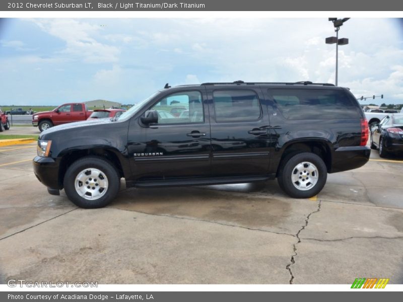 Black / Light Titanium/Dark Titanium 2012 Chevrolet Suburban LT
