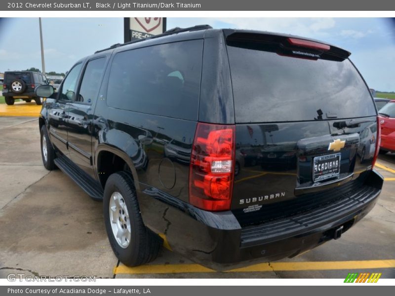 Black / Light Titanium/Dark Titanium 2012 Chevrolet Suburban LT