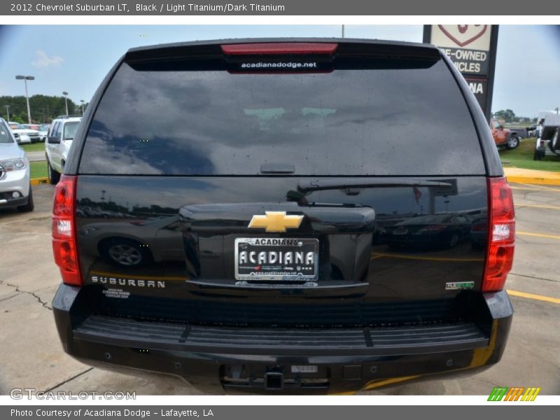 Black / Light Titanium/Dark Titanium 2012 Chevrolet Suburban LT