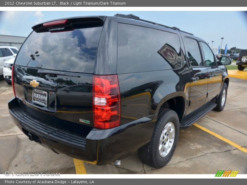 Black / Light Titanium/Dark Titanium 2012 Chevrolet Suburban LT