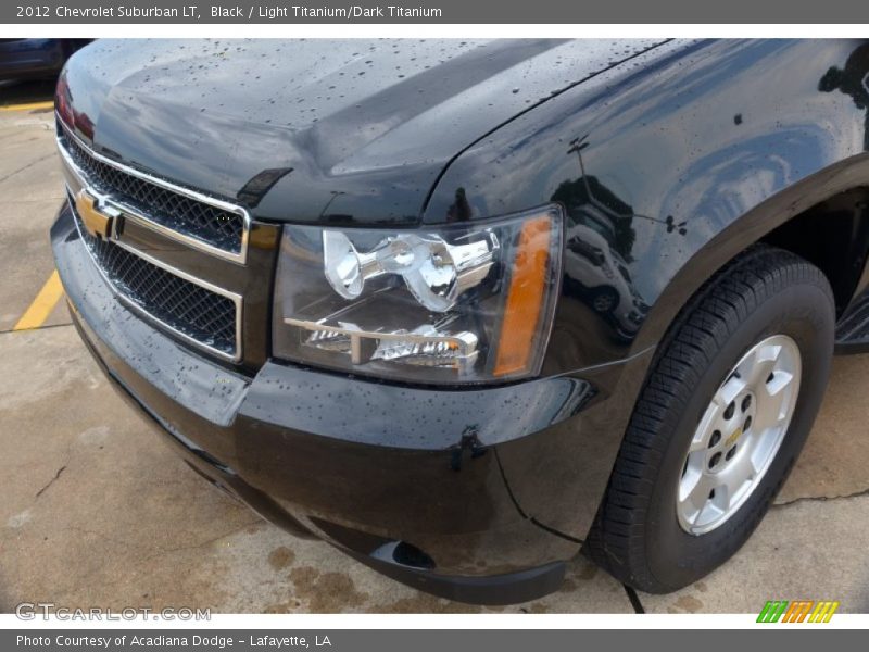 Black / Light Titanium/Dark Titanium 2012 Chevrolet Suburban LT