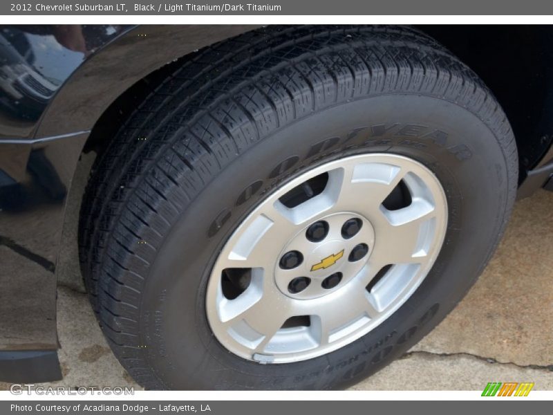 Black / Light Titanium/Dark Titanium 2012 Chevrolet Suburban LT