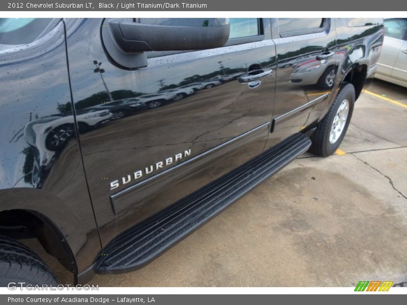 Black / Light Titanium/Dark Titanium 2012 Chevrolet Suburban LT