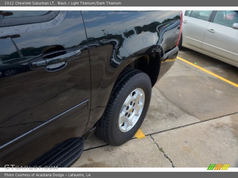 Black / Light Titanium/Dark Titanium 2012 Chevrolet Suburban LT