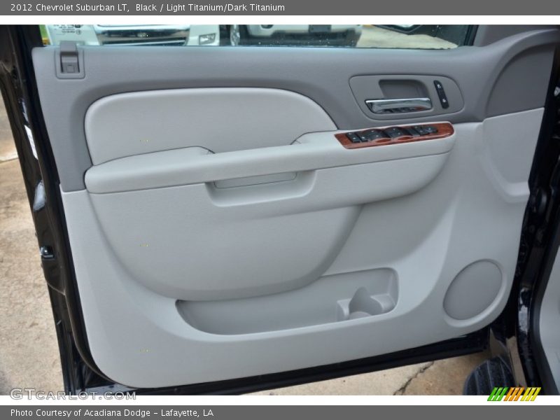 Black / Light Titanium/Dark Titanium 2012 Chevrolet Suburban LT