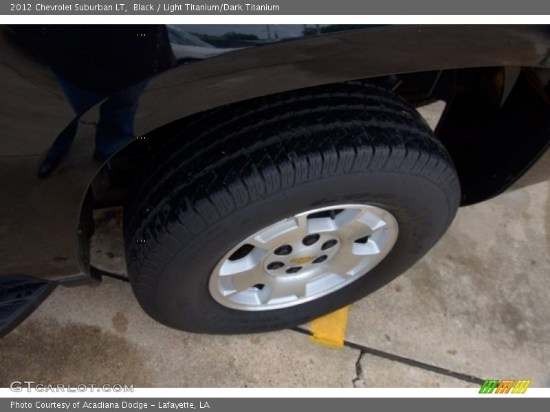 Black / Light Titanium/Dark Titanium 2012 Chevrolet Suburban LT