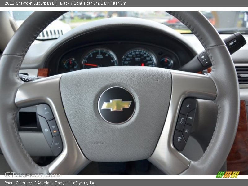 Black / Light Titanium/Dark Titanium 2012 Chevrolet Suburban LT