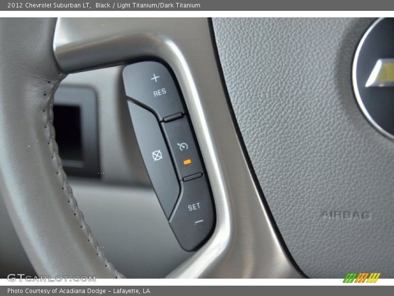 Black / Light Titanium/Dark Titanium 2012 Chevrolet Suburban LT