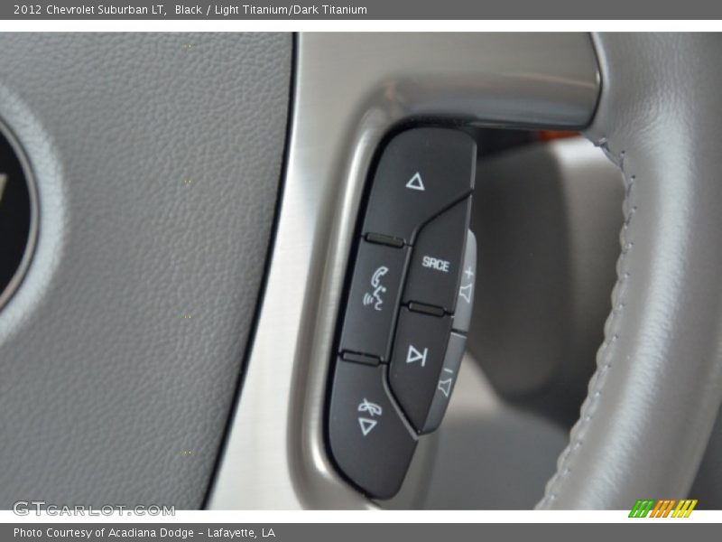 Black / Light Titanium/Dark Titanium 2012 Chevrolet Suburban LT