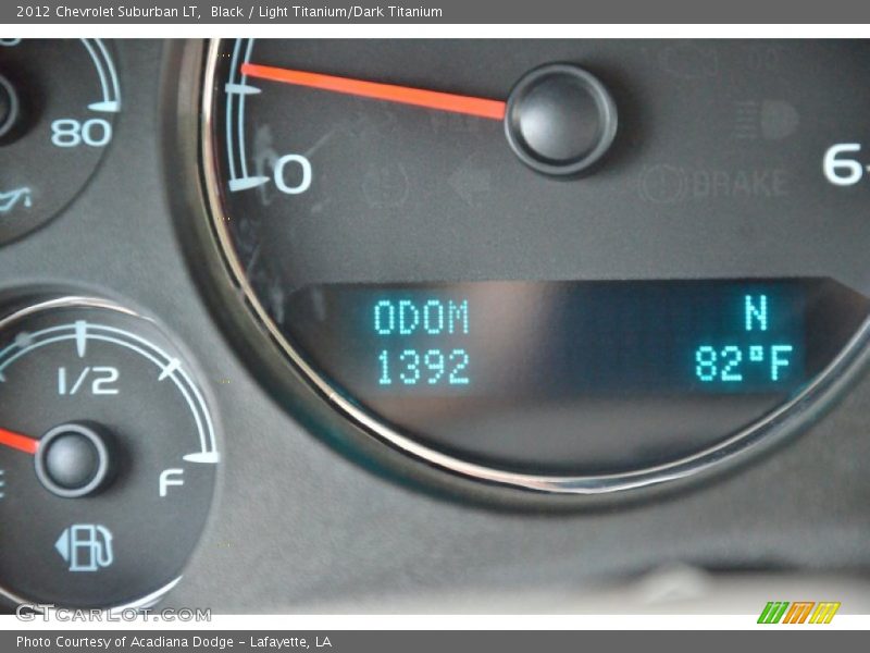 Black / Light Titanium/Dark Titanium 2012 Chevrolet Suburban LT