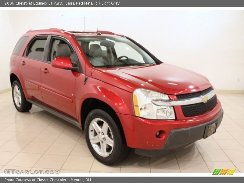 Salsa Red Metallic / Light Gray 2006 Chevrolet Equinox LT AWD