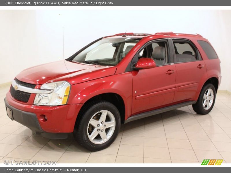 Salsa Red Metallic / Light Gray 2006 Chevrolet Equinox LT AWD