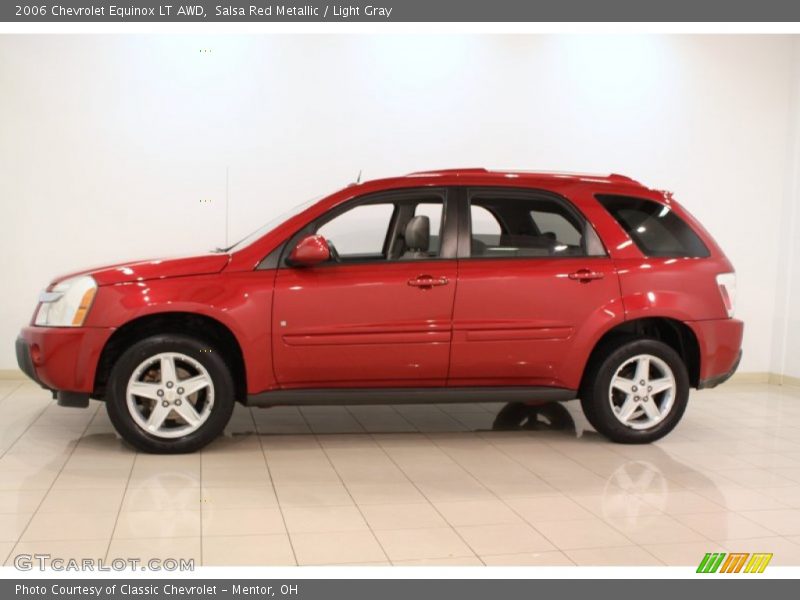 Salsa Red Metallic / Light Gray 2006 Chevrolet Equinox LT AWD