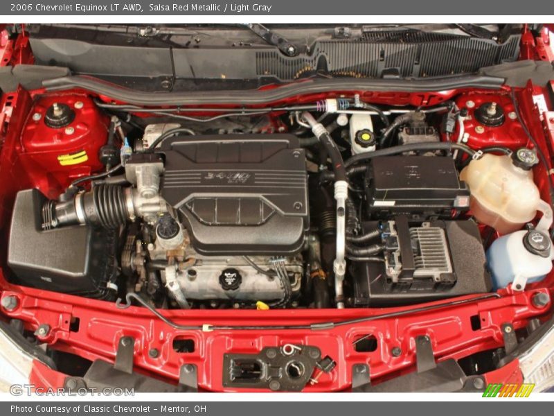 Salsa Red Metallic / Light Gray 2006 Chevrolet Equinox LT AWD