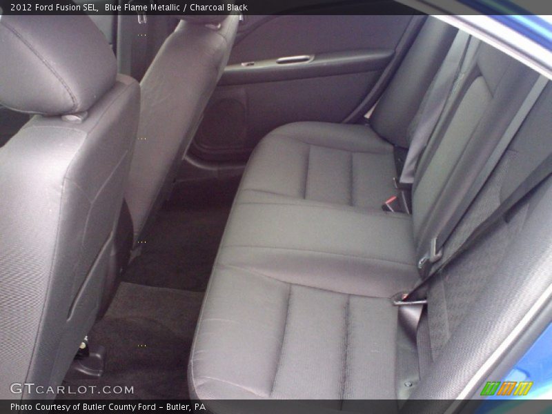 Blue Flame Metallic / Charcoal Black 2012 Ford Fusion SEL