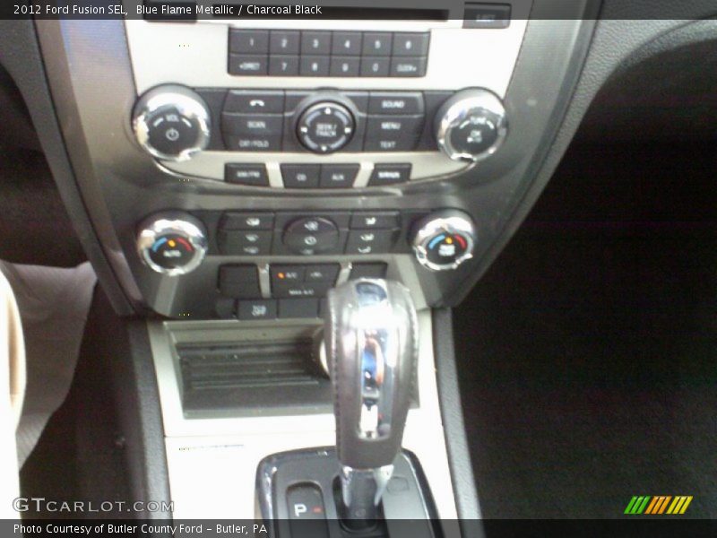 Blue Flame Metallic / Charcoal Black 2012 Ford Fusion SEL