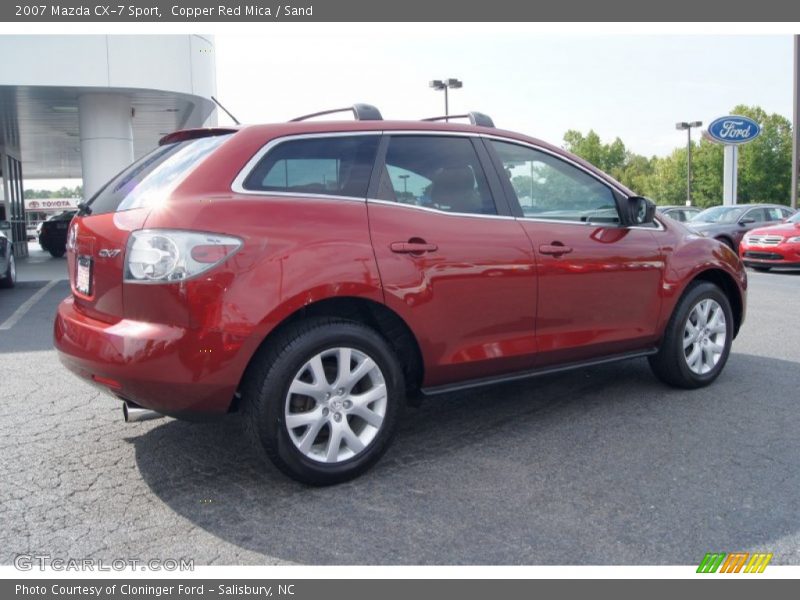Copper Red Mica / Sand 2007 Mazda CX-7 Sport
