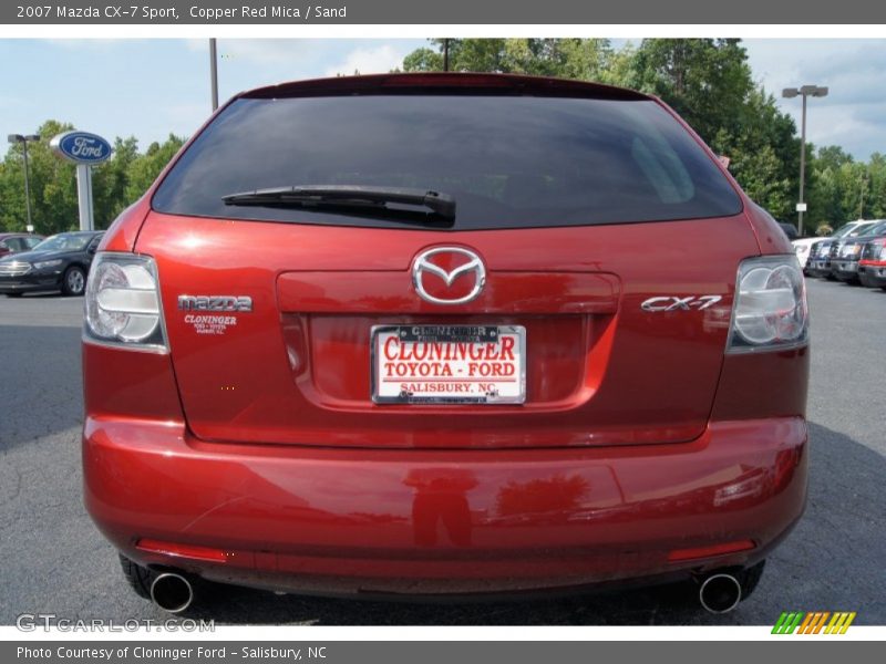 Copper Red Mica / Sand 2007 Mazda CX-7 Sport