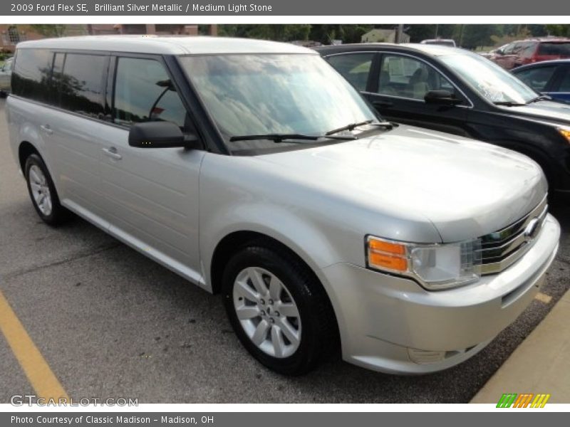 Brilliant Silver Metallic / Medium Light Stone 2009 Ford Flex SE