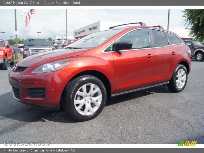 Copper Red Mica / Sand 2007 Mazda CX-7 Sport
