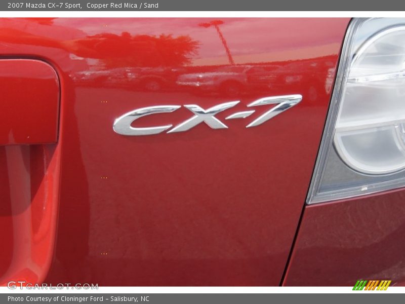 Copper Red Mica / Sand 2007 Mazda CX-7 Sport