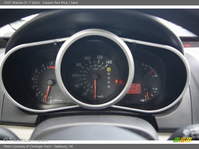 Copper Red Mica / Sand 2007 Mazda CX-7 Sport