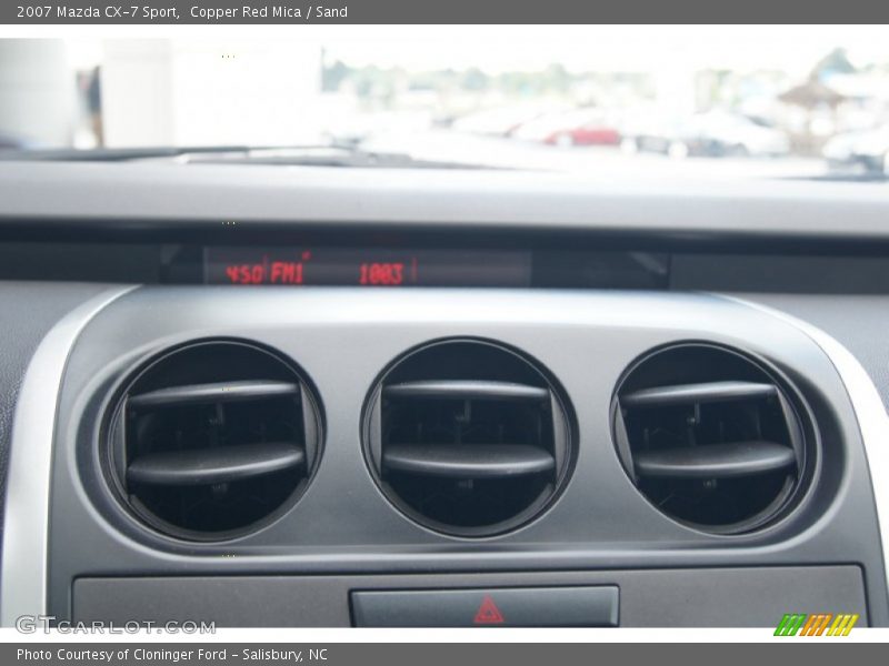 Copper Red Mica / Sand 2007 Mazda CX-7 Sport
