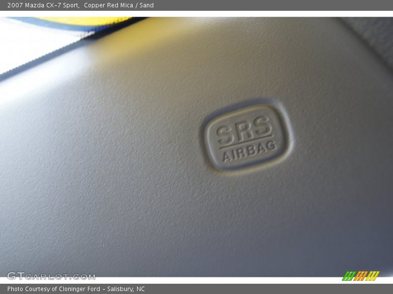Copper Red Mica / Sand 2007 Mazda CX-7 Sport