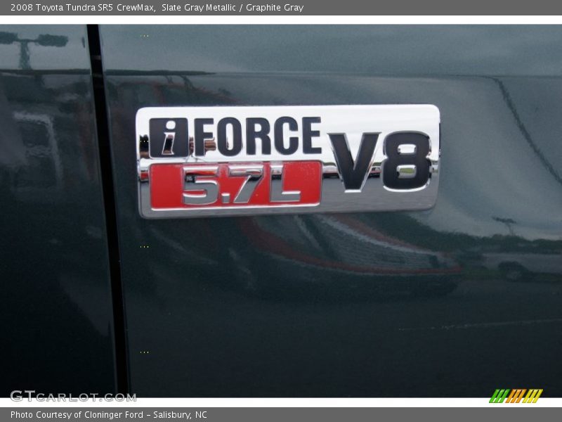 Slate Gray Metallic / Graphite Gray 2008 Toyota Tundra SR5 CrewMax