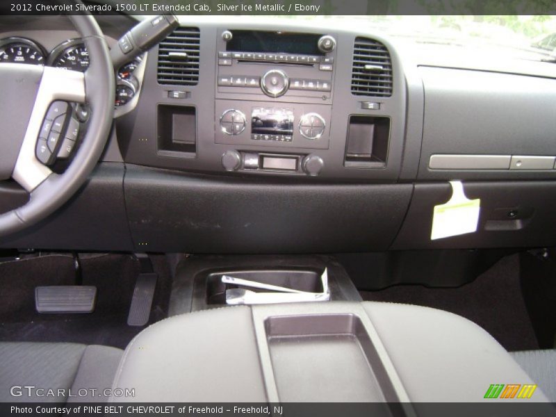 Silver Ice Metallic / Ebony 2012 Chevrolet Silverado 1500 LT Extended Cab