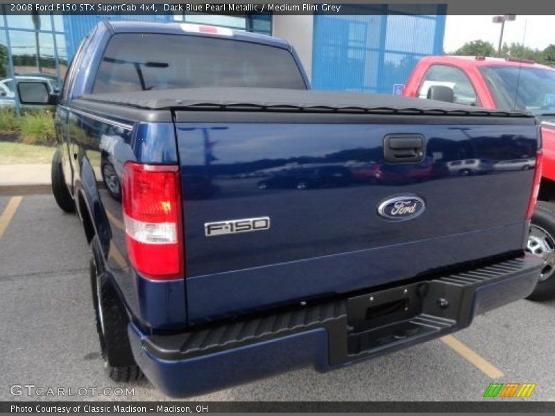 Dark Blue Pearl Metallic / Medium Flint Grey 2008 Ford F150 STX SuperCab 4x4