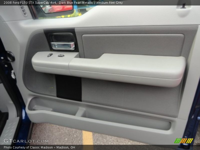 Dark Blue Pearl Metallic / Medium Flint Grey 2008 Ford F150 STX SuperCab 4x4
