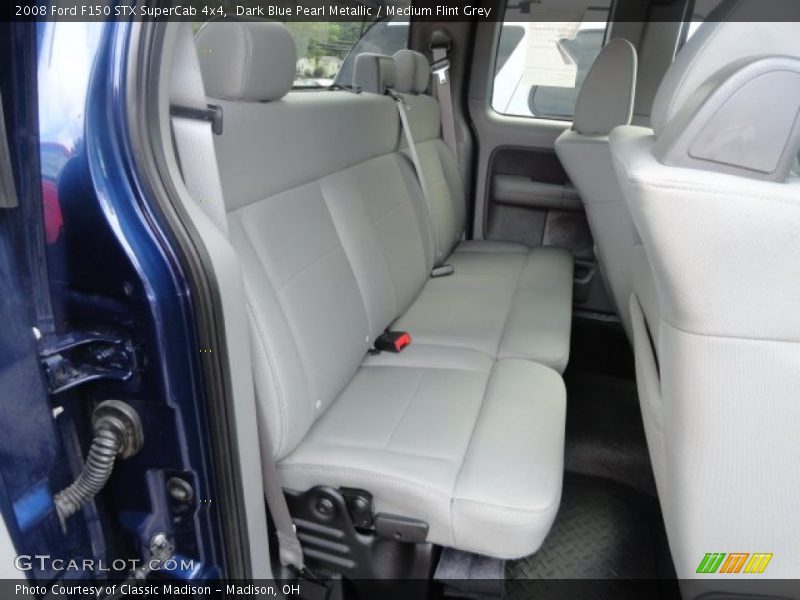 Dark Blue Pearl Metallic / Medium Flint Grey 2008 Ford F150 STX SuperCab 4x4