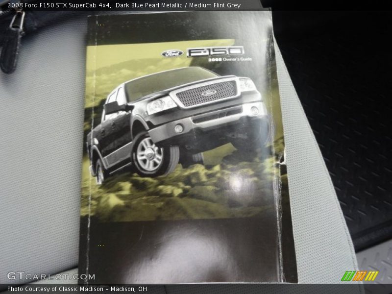 Dark Blue Pearl Metallic / Medium Flint Grey 2008 Ford F150 STX SuperCab 4x4