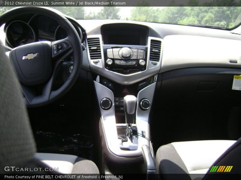 Summit White / Jet Black/Medium Titanium 2012 Chevrolet Cruze LS