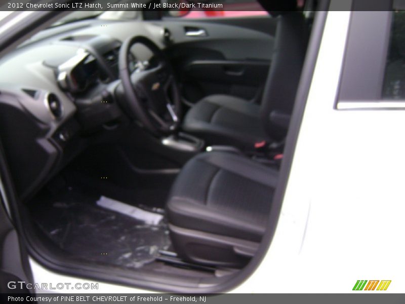 Summit White / Jet Black/Dark Titanium 2012 Chevrolet Sonic LTZ Hatch
