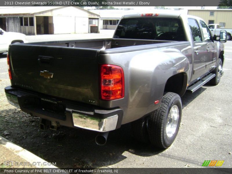 Mocha Steel Metallic / Ebony 2013 Chevrolet Silverado 3500HD LTZ Crew Cab Dually