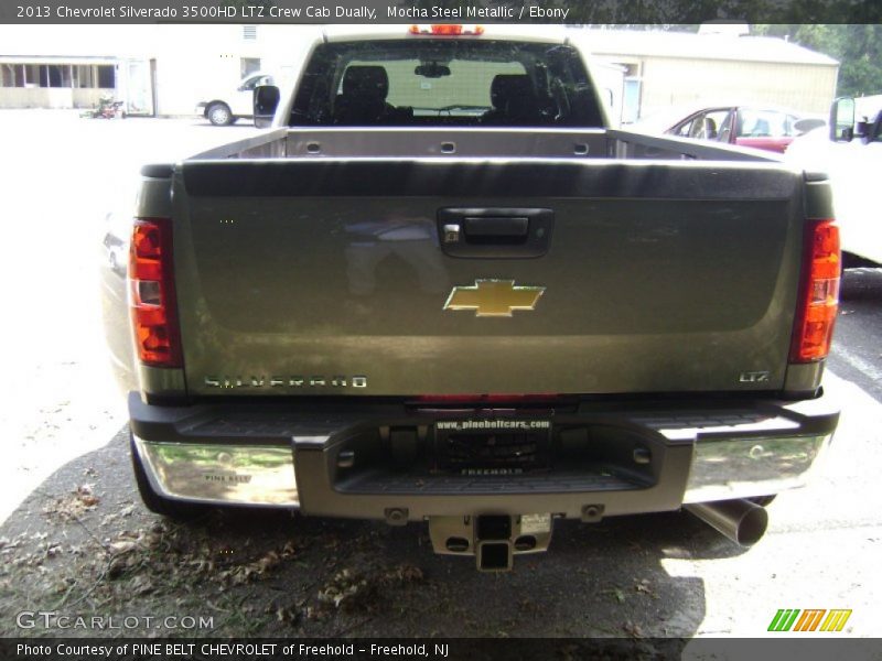 Mocha Steel Metallic / Ebony 2013 Chevrolet Silverado 3500HD LTZ Crew Cab Dually