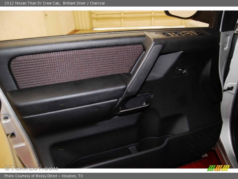 Brilliant Silver / Charcoal 2012 Nissan Titan SV Crew Cab