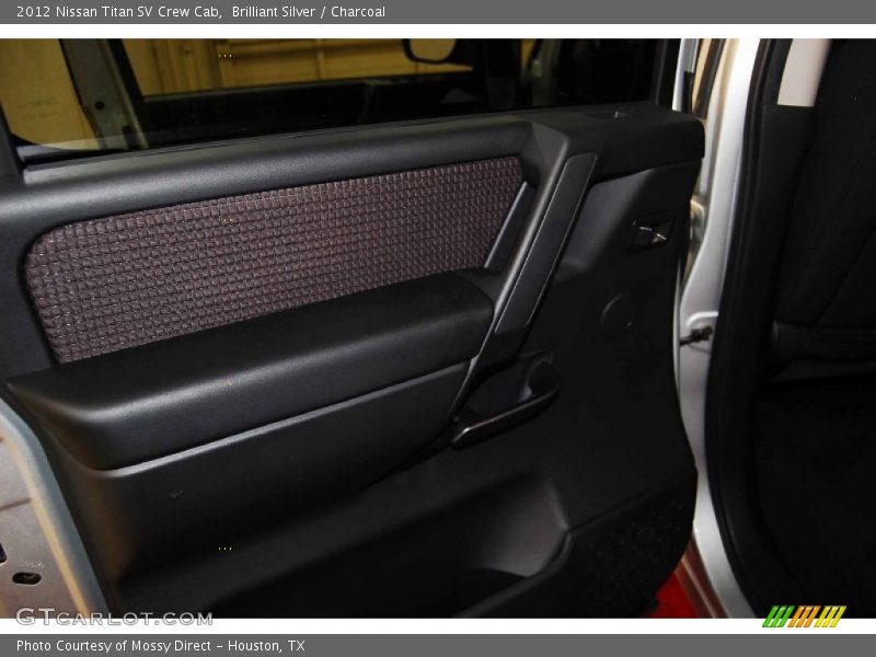 Brilliant Silver / Charcoal 2012 Nissan Titan SV Crew Cab