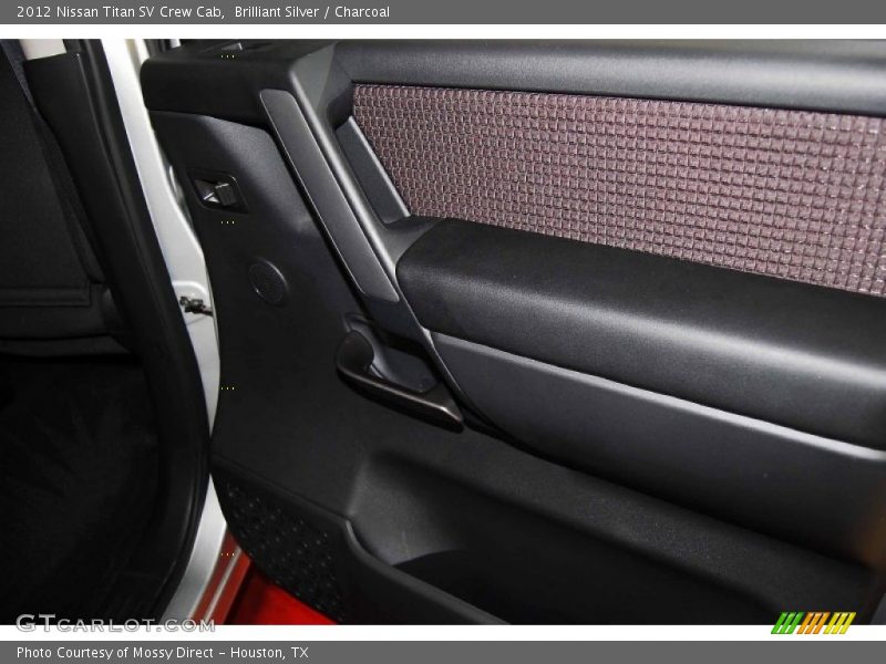 Brilliant Silver / Charcoal 2012 Nissan Titan SV Crew Cab