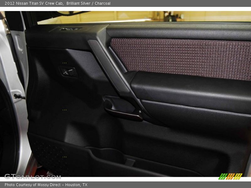 Brilliant Silver / Charcoal 2012 Nissan Titan SV Crew Cab