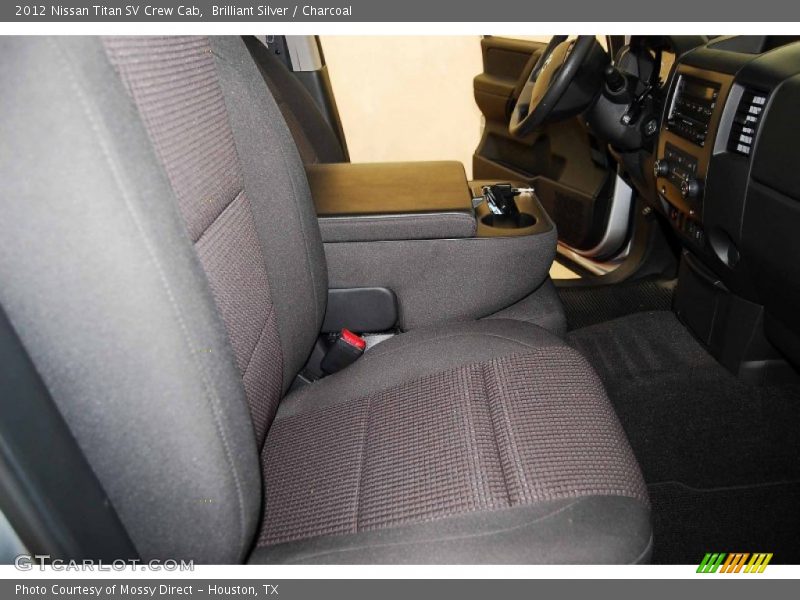Brilliant Silver / Charcoal 2012 Nissan Titan SV Crew Cab