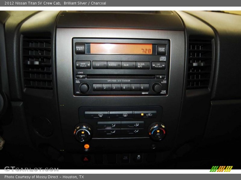Brilliant Silver / Charcoal 2012 Nissan Titan SV Crew Cab