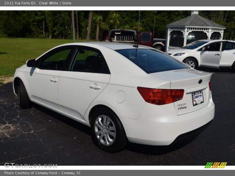 Clear White / Stone 2012 Kia Forte EX